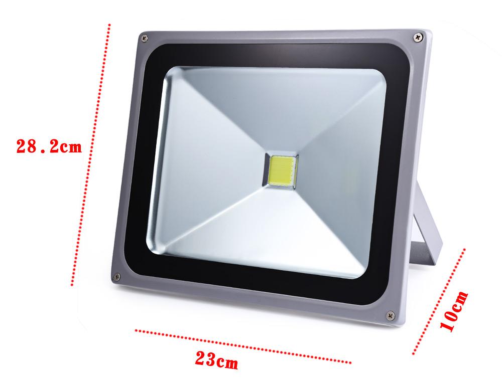 AC 85-265V 50W ( True 35W ) Outdoor LED Flood Light Waterproof 6000K-6500K 4800 Lumens Security Projection Lamp