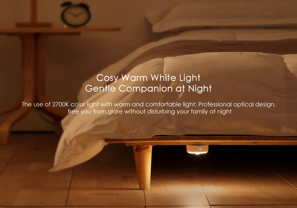 Yeelight USB Powered Photosensitive and Infrared Human Sensor Small Night Light 2PCS ( Xiaomi Ecosystem Product )t - White 2PCS